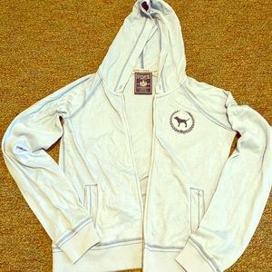 PINK light blue lounge zip up